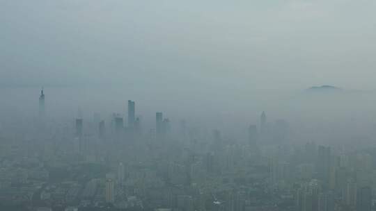 合集南京城市清晨航拍