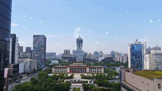 杭州智慧城市 互联网科技 9镜头+AEAE视频素材教程下载