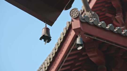 中式建筑屋檐风铃唐代建筑嘉定南翔云翔寺