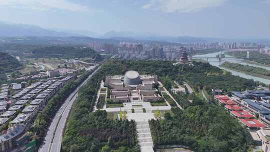 陕西宝鸡青铜器博物院航拍