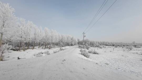 【新疆旅游】新疆雪景冬季乌鲁木齐自然风光