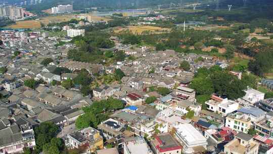 深圳大鹏所城粮仓古屋瓦房建筑