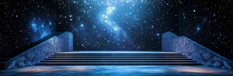 星空主题舞台背景