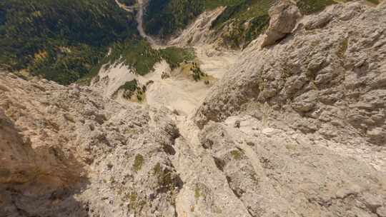 Dolomites，意大利，山， Fpv