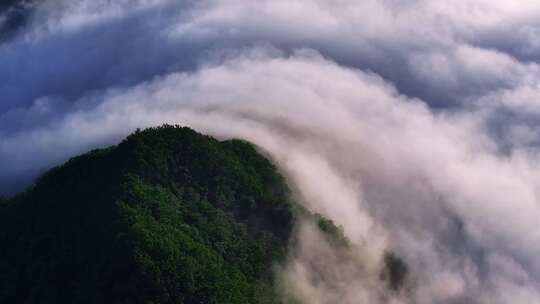 辽宁营口黄丫口云海自然风景