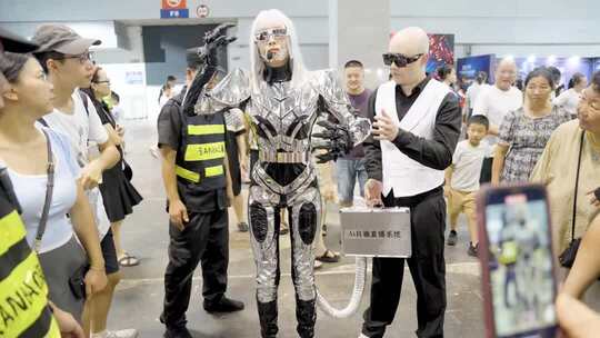 人形机器人智能AI机器人大会科技