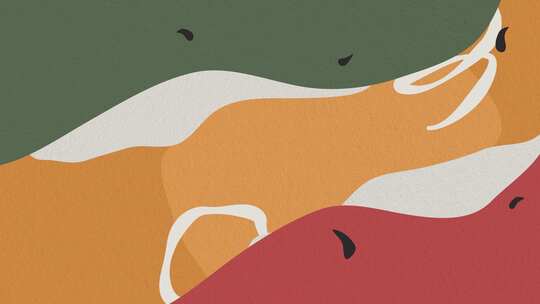 柔和抽象彩色动画背景