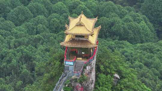 湖南怀化飞山景区航拍