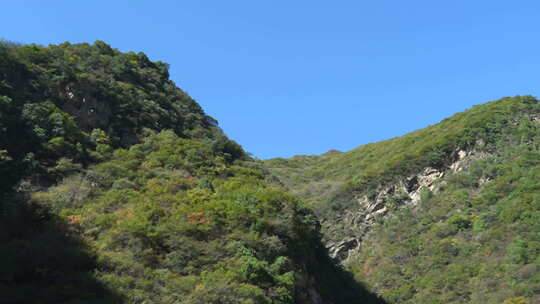 秦岭山脉秋季风景