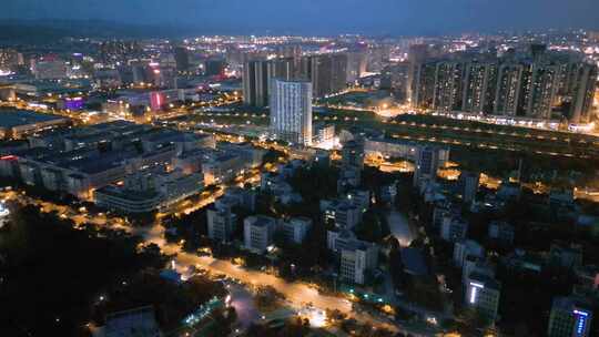 高新区夜景