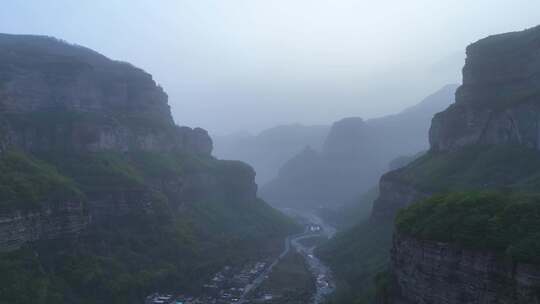 4K航拍​河南安阳林州太行山视频素材模板下载