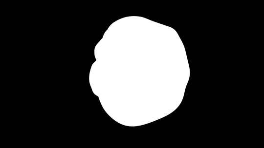 液体白色抽象球形