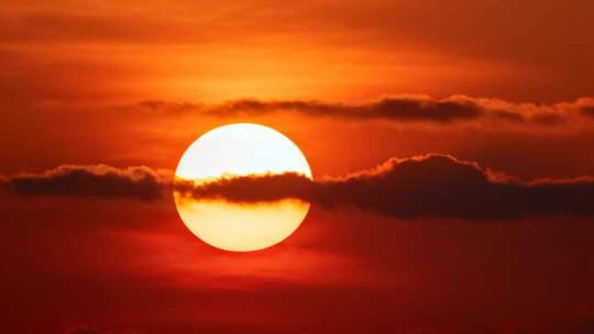 日出日落朝霞晚霞黄昏夕阳金色太阳特写