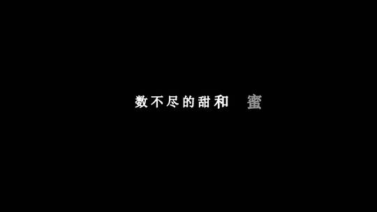 田震-明白歌词dxv编码字幕