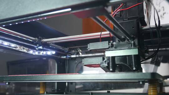 先进3D打印技术视频素材模板下载