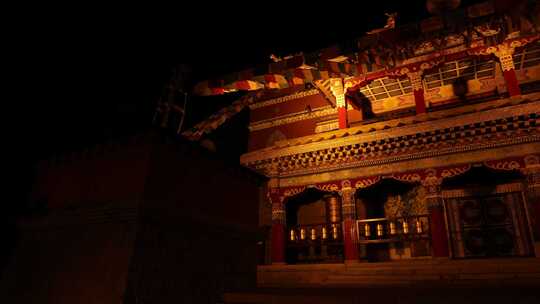 仿藏族建筑喇嘛寺