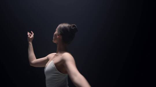 跳芭蕾舞的舞者视频素材模板下载