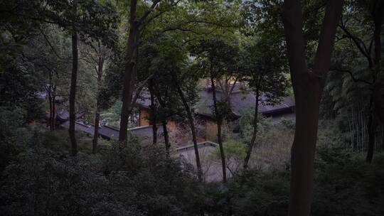 杭州飞来峰永福寺禅院风景