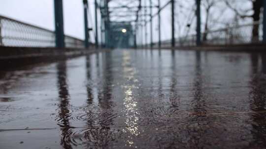 下雨素材-城市下雨镜头视频素材模板下载