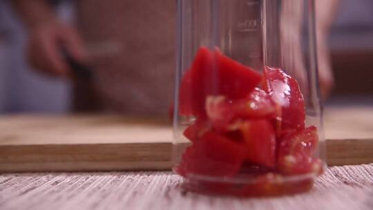 【镜头合集】西红柿番茄榨汁番茄汁蔬