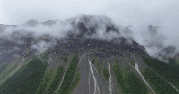 西藏察隅县大山航拍