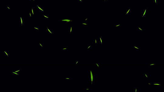 竹叶飘落带通道