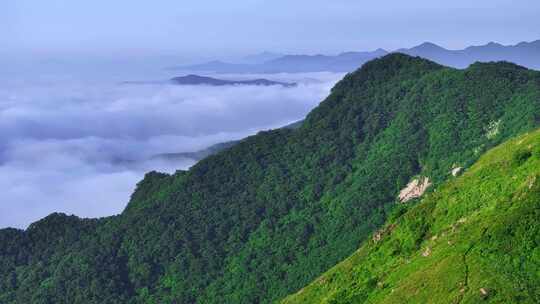 辽宁营口黄丫口云海自然风景