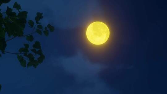 月亮 金色月亮