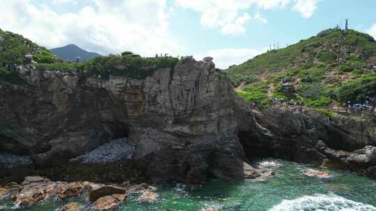 深圳大鹏南澳杨梅坑鹿嘴山庄海滨风光