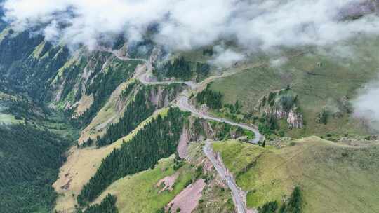 云雾盘山公路