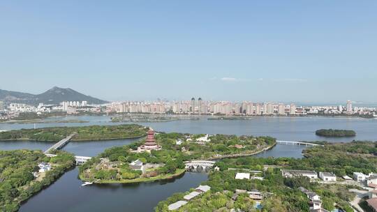 厦门园林博览苑航拍厦门风光风景