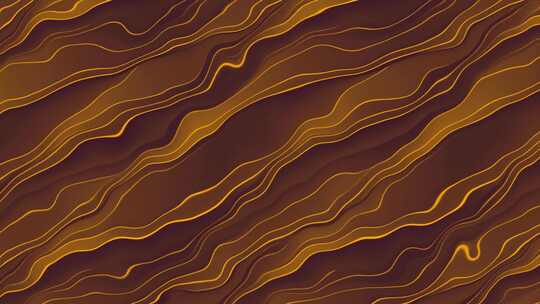 棕色抽象波浪背景循环动画