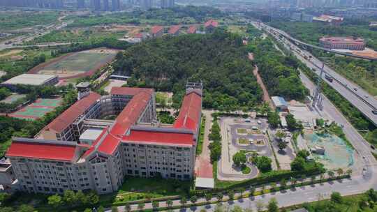 航拍厦门安防科技学院