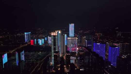 杭州未来科技城夜景