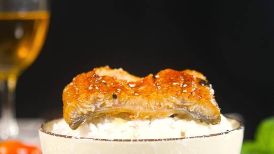 日式蒲烧鳗鱼视频素材模板下载