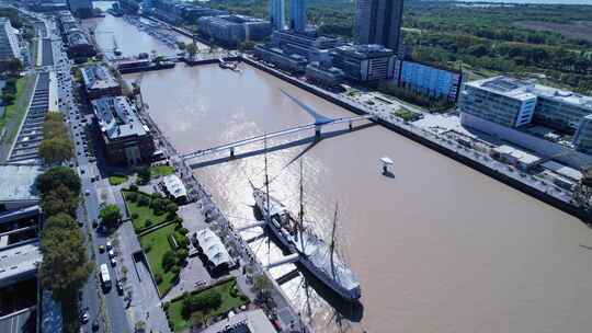 阿根廷布宜诺斯艾利斯。旅游地标城市的市中