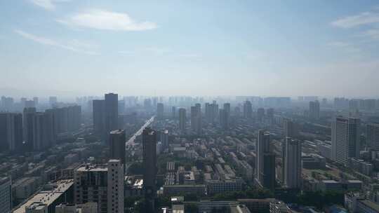 航拍平顶山建设平顶山大景