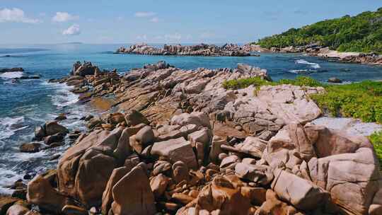 海洋，海岸，岩石，热带