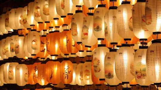 中国传统节日灯笼展示