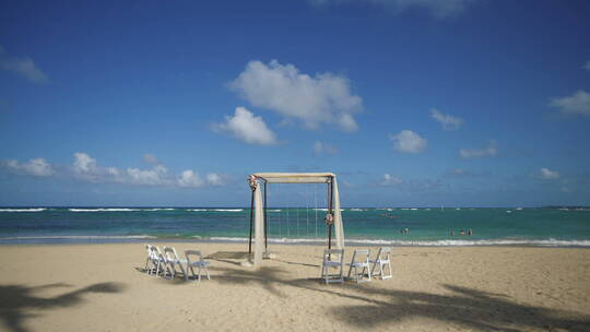 沙滩婚礼空境