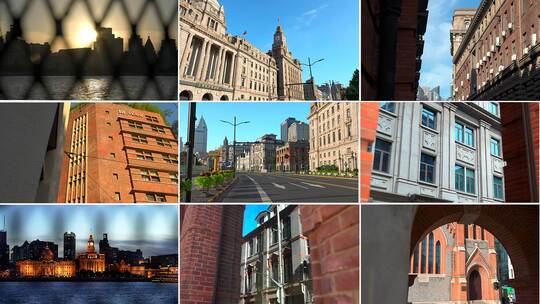 上海唯美历史人文建筑高清在线视频素材下载