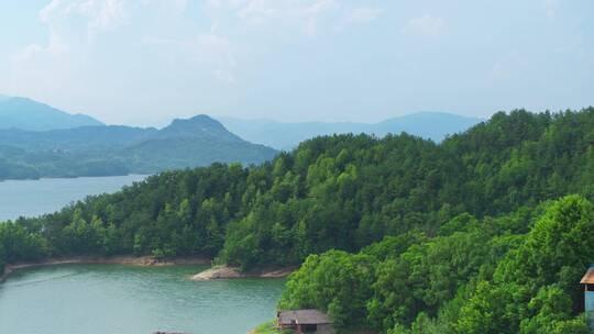 壮美山河/河山风景/水库航拍