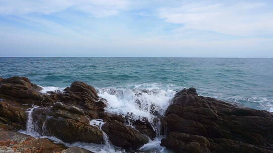 海洋 冲浪 惊涛拍岸