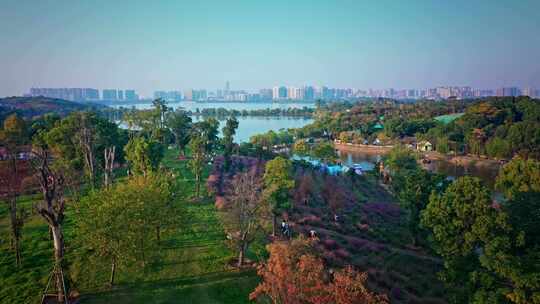 湖南岳阳洞庭湖小镇旅游景区