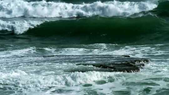 沙滩浪花海浪浪潮2视频素材模板下载