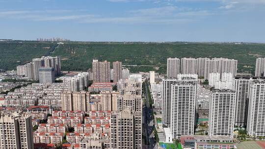陕西城市建设城市发展航拍