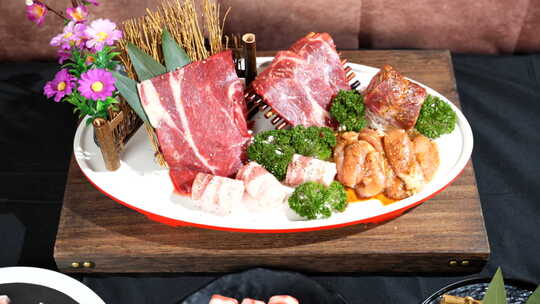 烧烤 美食 牛肉 和牛 餐饮 鲜肉