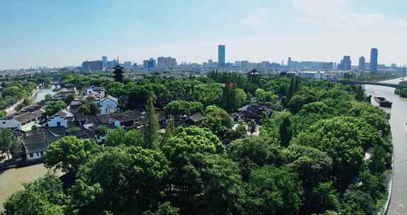 【正版素材】苏州寒山寺京杭运河0711