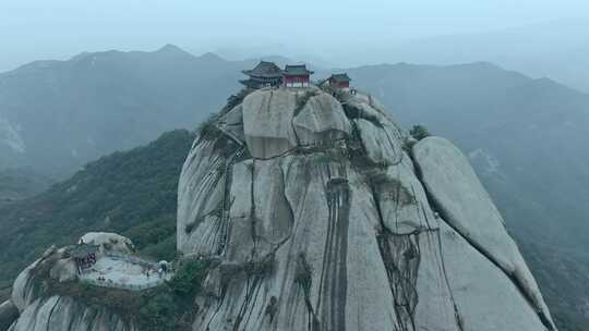 航拍驻马店泌阳铜山风景区