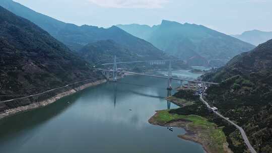 长江三峡大桥视频素材模板下载